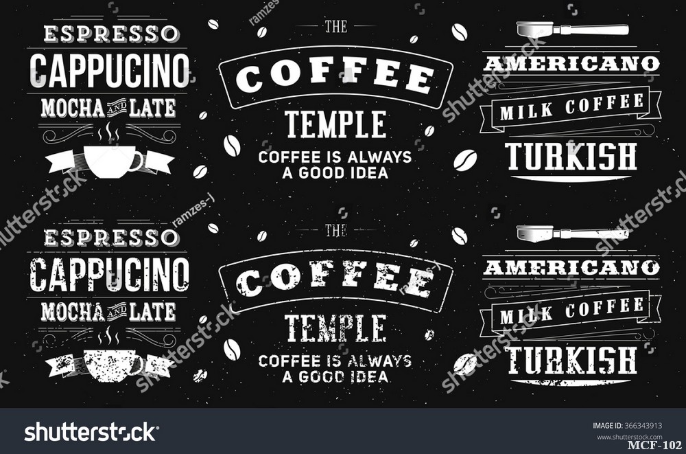 Tranh dán tường quán cà phê MCF-102